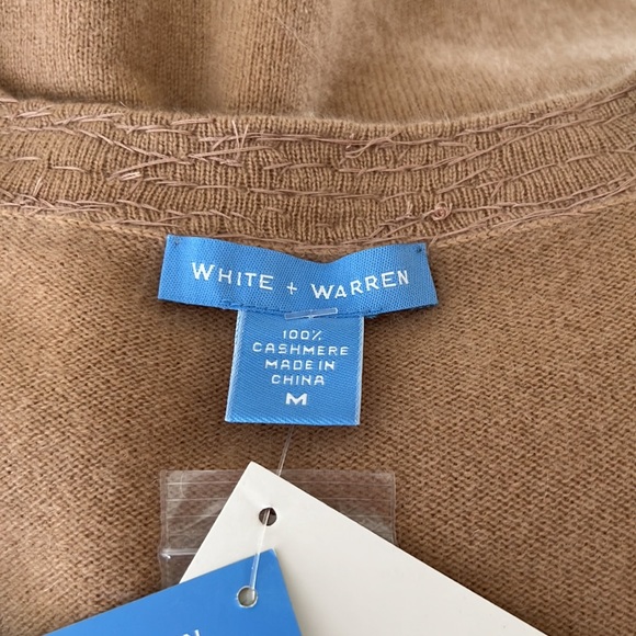 White + Warren NEW pure cashmere hand beaded sweater - Picture 4 of 8